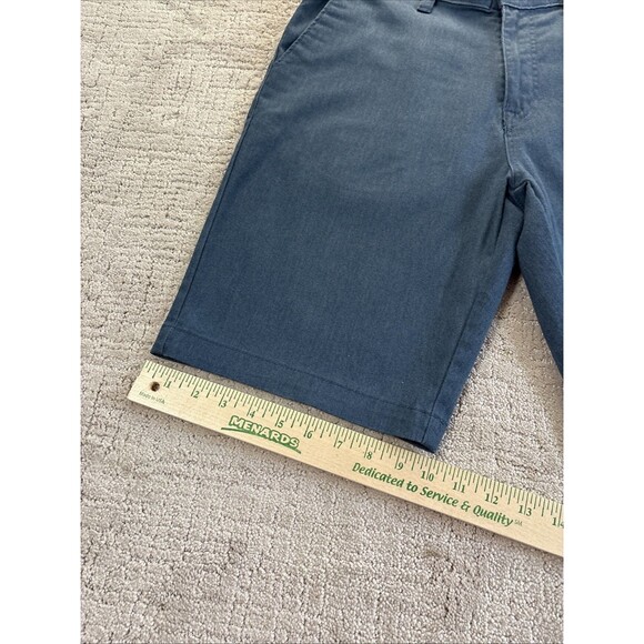 Volcom Chino Khaki Shorts Mens Size 32 X 10 Blue Cotton/Polyester - Picture 3 of 11